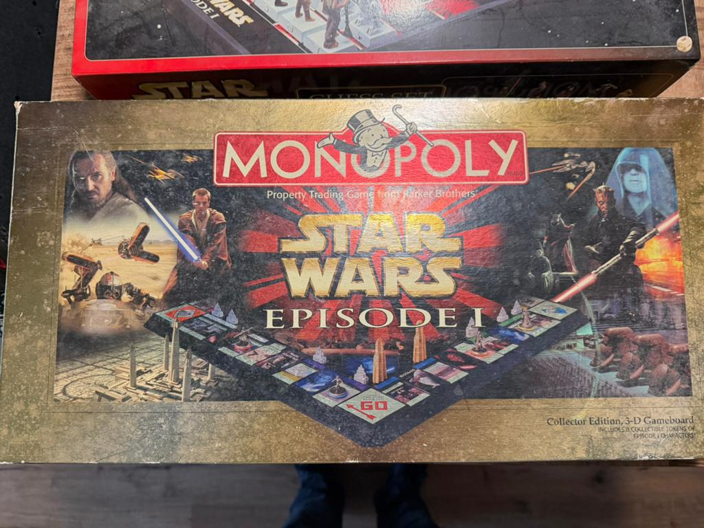 Star Wars Monopoly collectors edition, Ophalen, Zo goed als nieuw, Actiefiguurtje