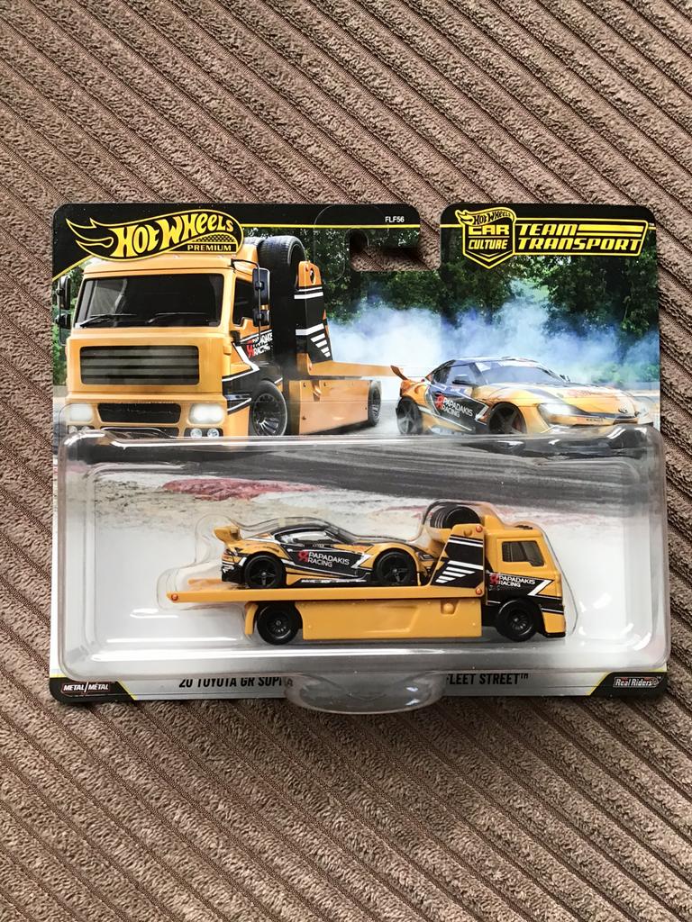 Hotwheels Premium team transport Toyota Supra GR, Ophalen of Verzenden, Nieuw, Auto