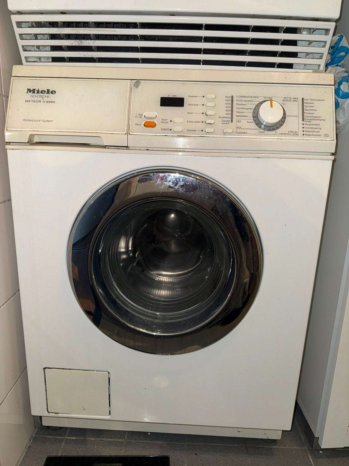 Miele Meteor V9660 wasmachine | Werkt goed | Kwaliteitsmerk, Witgoed en Apparatuur, Wasmachines, 1200 tot 1600 toeren, Gebruikt