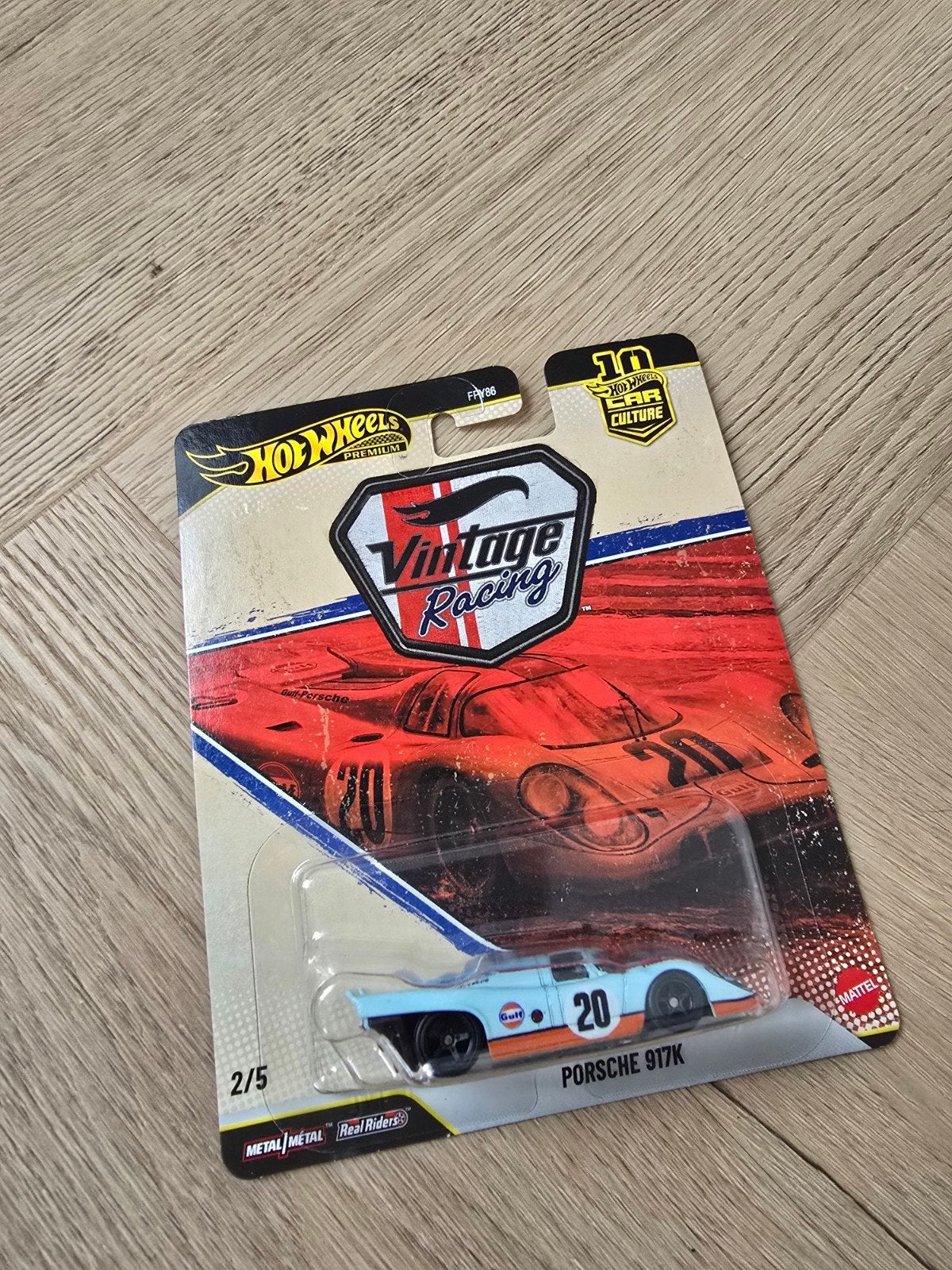 Hot Wheels Premium Vintage Racing Porsche 917K Gulf, Ophalen of Verzenden, Nieuw