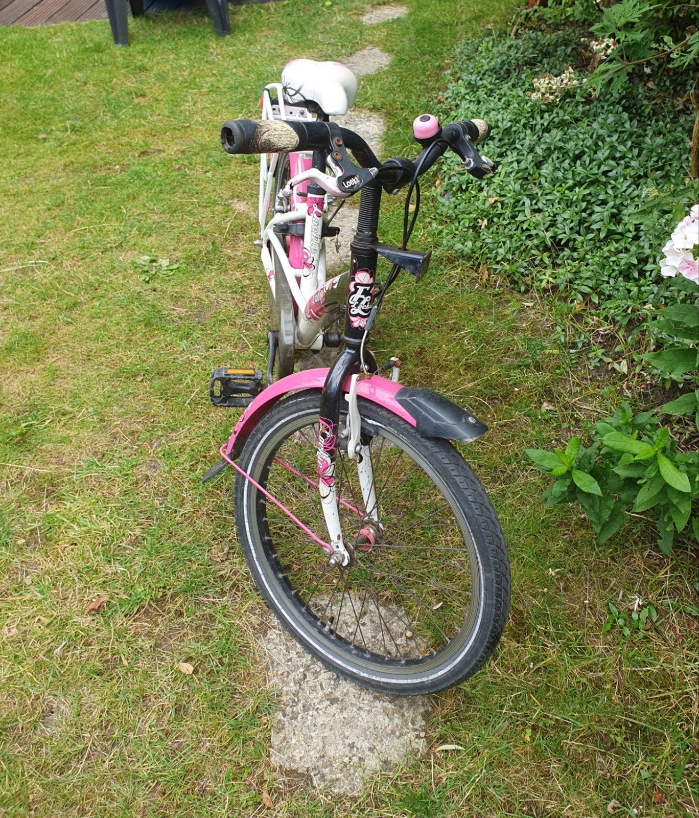 Leuke roze Loekie kinderfiets 20 inch, gebruikt, Ophalen, Velgrem, Loekie, 16 tot 20 inch