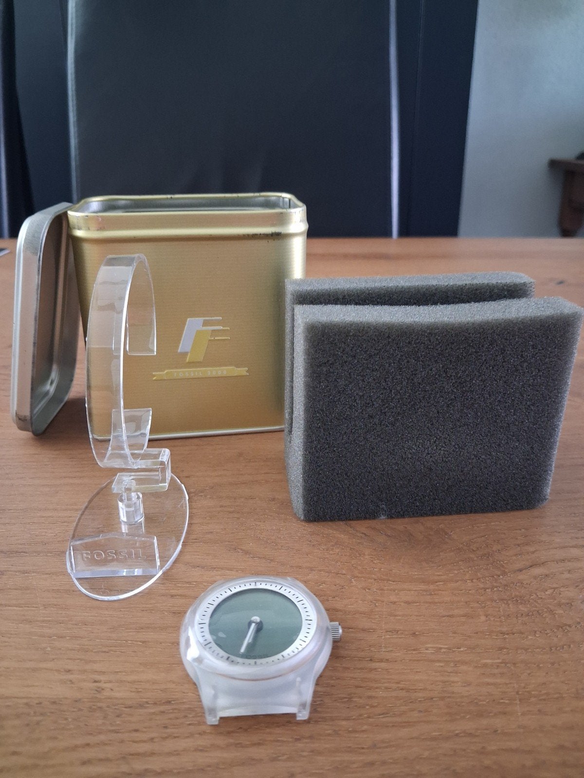 Unieke Vintage Fossil Big Tic (JR-7868) New Old Stock (NOS), Ophalen of Verzenden, Nieuw, Overige merken