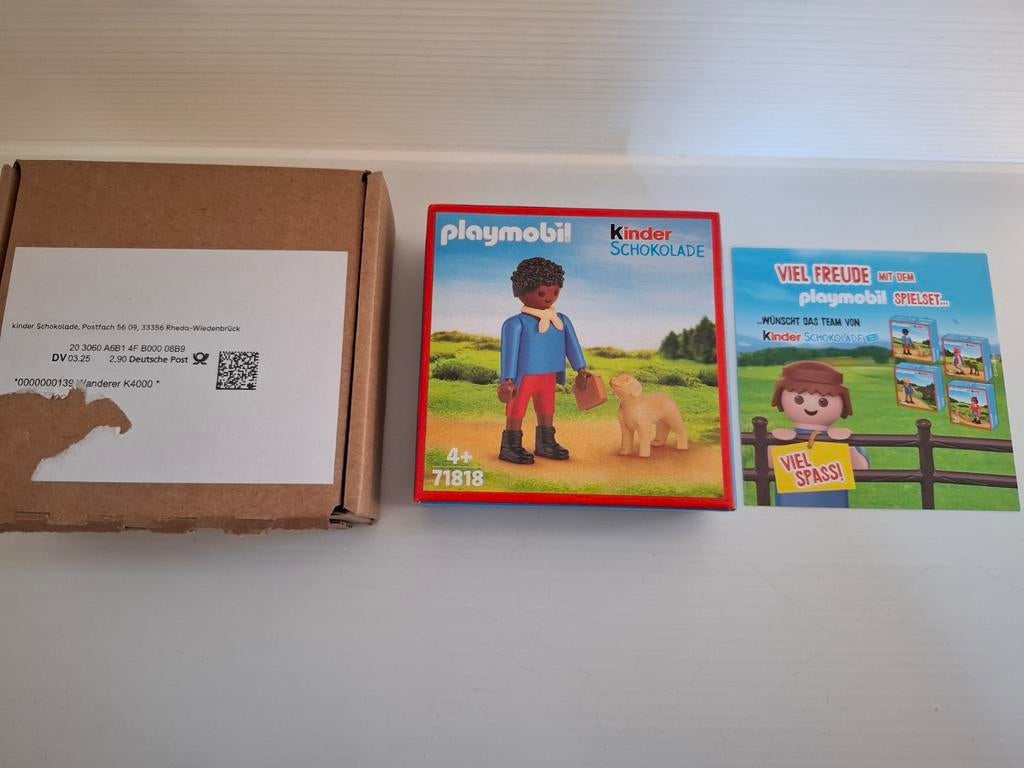 Playmobil Kinder Schokolade nieuw promo set 71818 Wandelaar, Kinderen en Baby's, Speelgoed | Playmobil, Ophalen of Verzenden, Nieuw