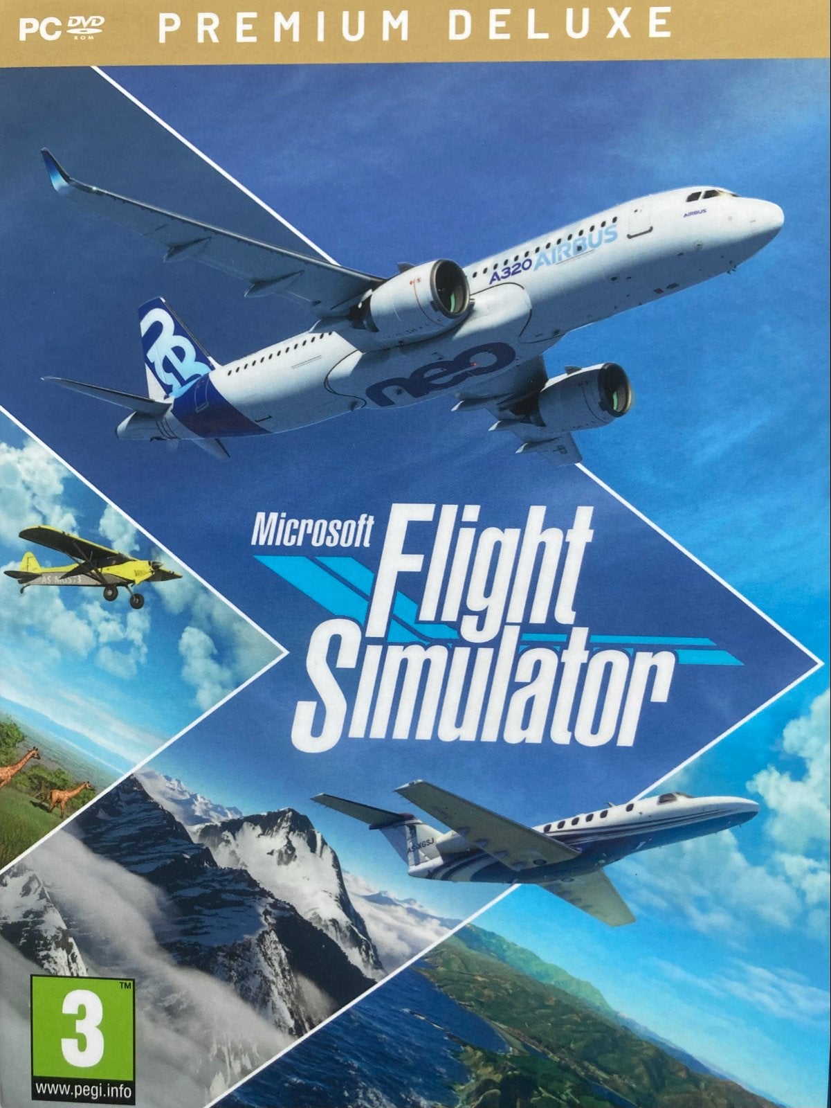 Microsoft Flight Simulator Premium Deluxe PC DVD, Online, 1 speler, Ophalen of Verzenden, Zo goed als nieuw