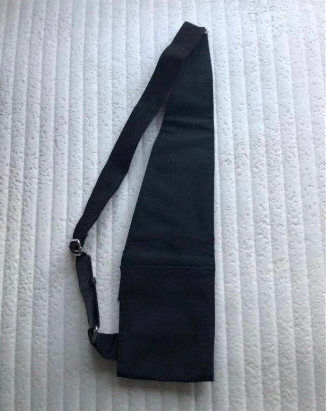 Zwarte schoudertas / sling bag, Ophalen of Verzenden, Gebruikt, Zwart, Overige merken