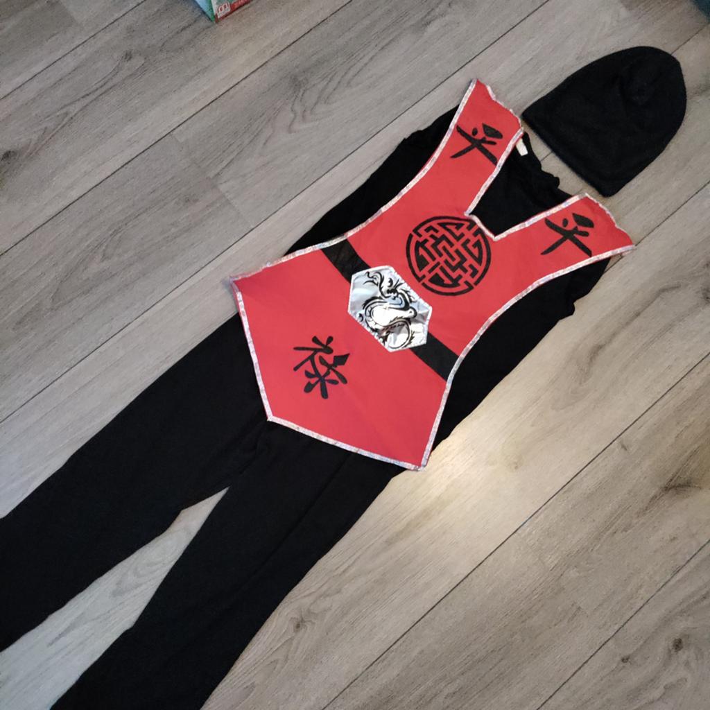 Ninja kostuum voor kinderen, Ophalen of Verzenden, Gebruikt, 122 t/m 128, Jongen of Meisje