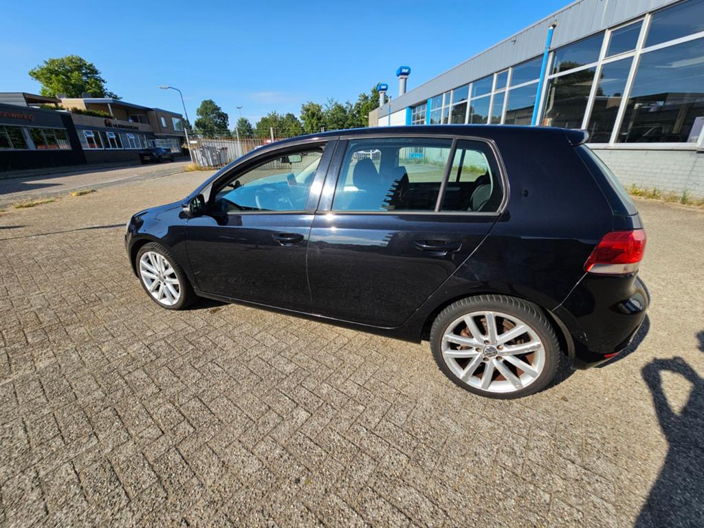 Volkswagen Golf 1.4 TSI 90KW 2009 Zwart, Auto's, Volkswagen, Stof, 4 cilinders, Origineel Nederlands, Handgeschakeld
