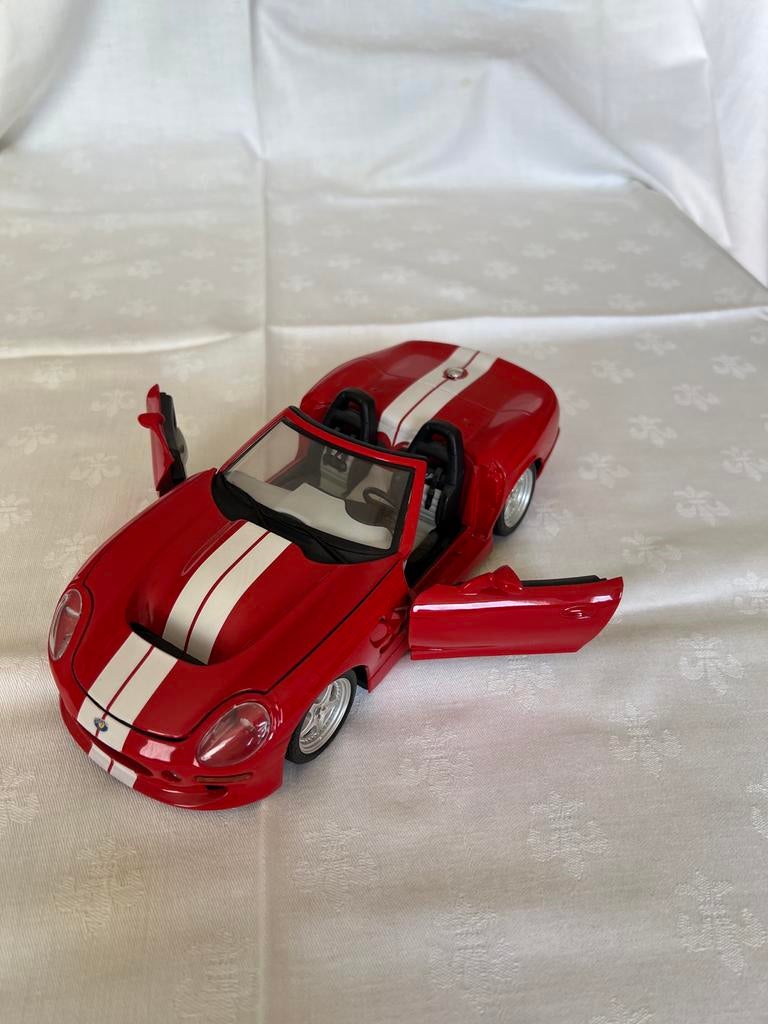 Bburago Shelby Series 1 Diecast Modelauto 1:18 Rood, Ophalen of Verzenden, Zo goed als nieuw, Auto, Bburago