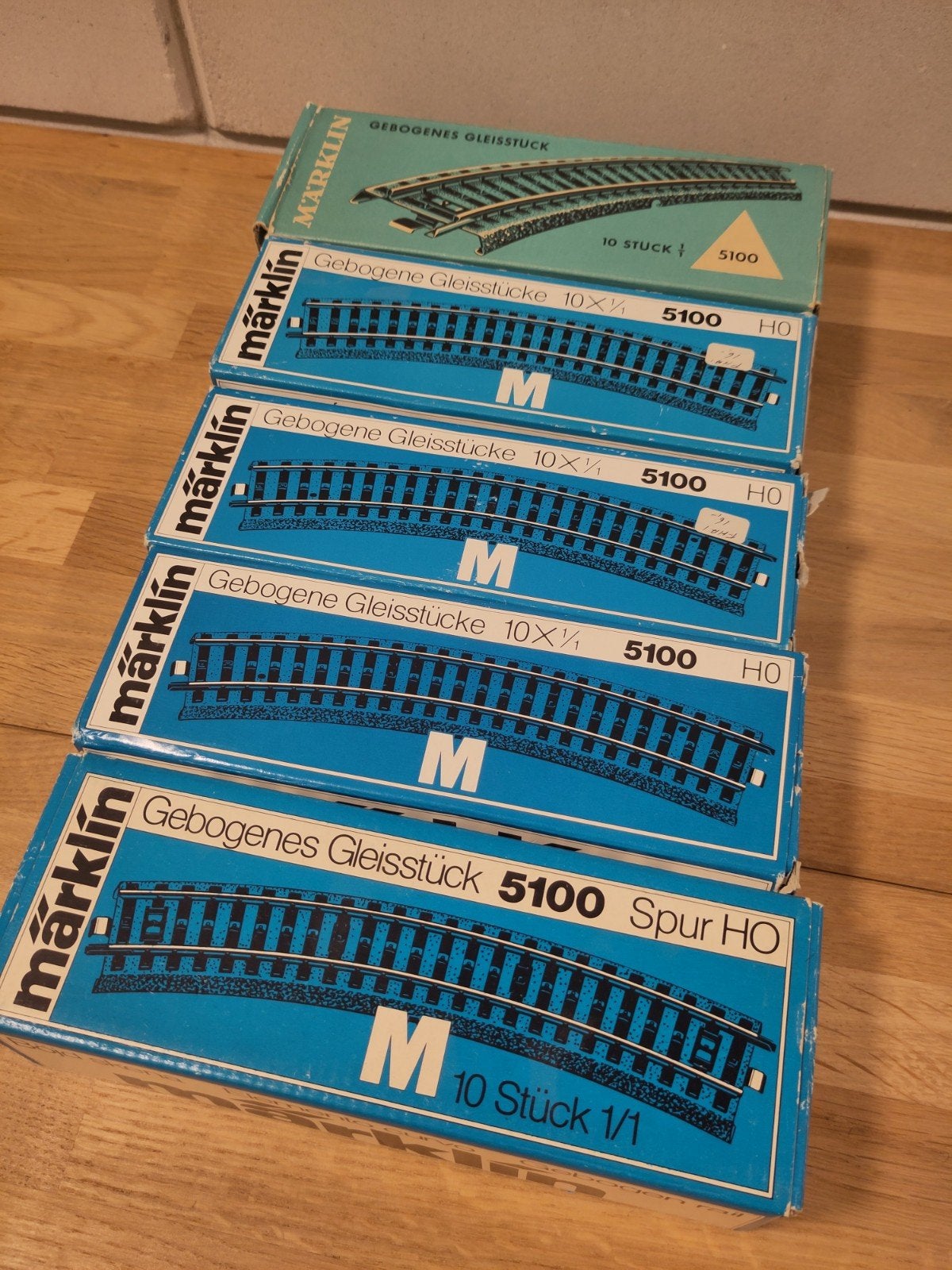Märklin 5100 M-rails bochten OVP – meerdere dozen, Wisselstroom, Gebruikt, Rails, Ophalen of Verzenden