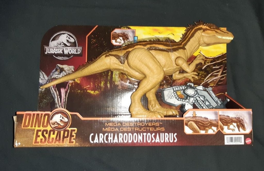 Mattel HBX39 Jurassic World Carcharodontosaurus with gear, Verzenden, Nieuw