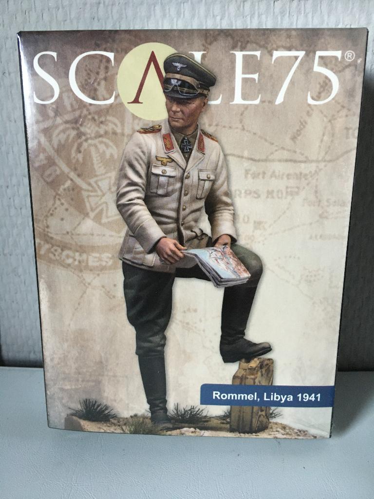 Scale75 1/24 Erwin Rommel, the desert fox, Libya 1941 - 75mm, Verzenden, Nieuw, Groter dan 1:35, Figuur of Figuren