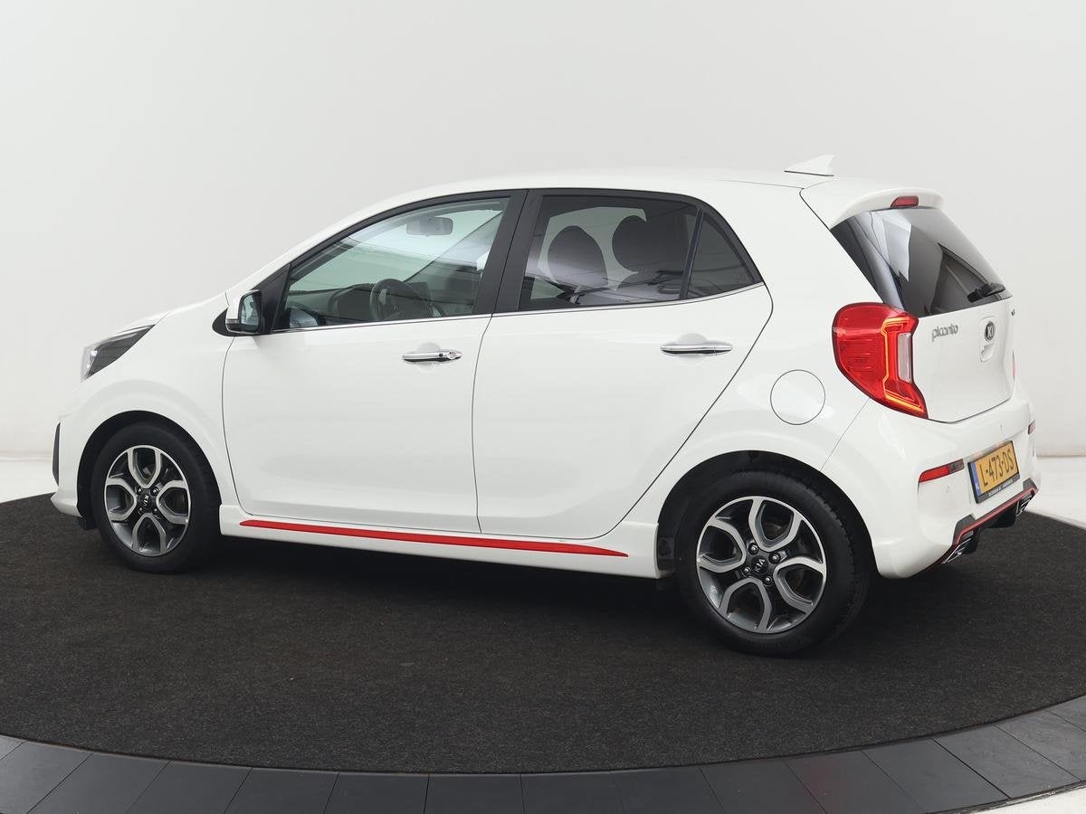Kia Picanto 1.0 DPi GT-Line | Leder | Carplay | Camera | Nav, Auto's, Kia, Voorwielaandrijving, Gebruikt, 4 stoelen, Automatische klimaatregeling