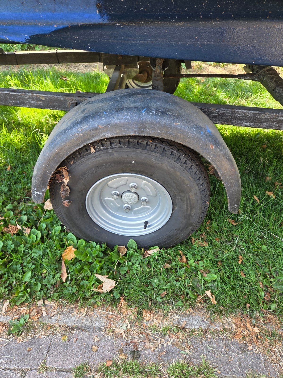 Visboot met Mercury 9.9 PK motor en trailer, Ophalen, Overige merken, Gebruikt, Buitenboordmotor