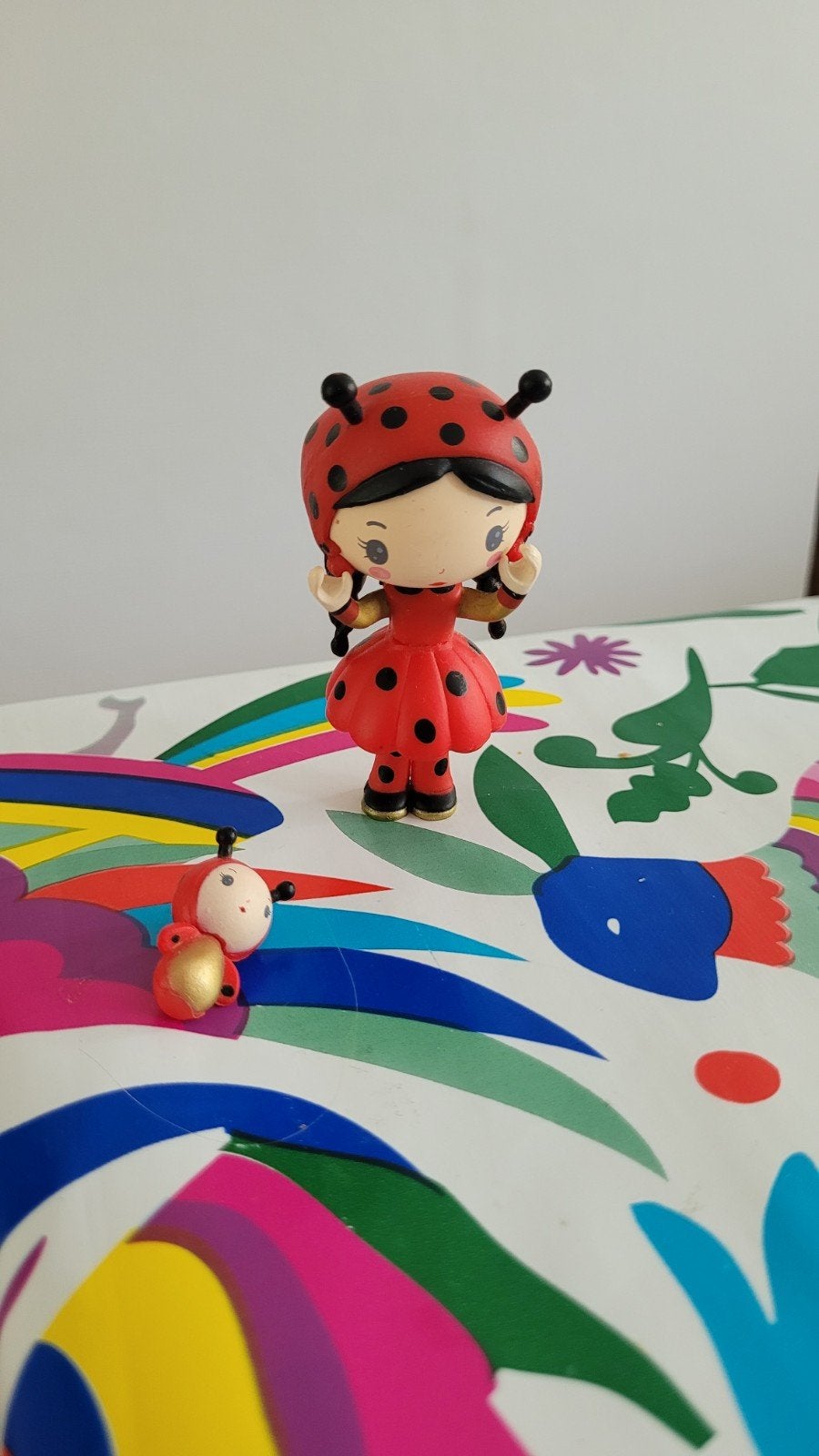 Djeco Tinyly Coco & Minico Lieveheersbeestje Speelfiguur, Ophalen of Verzenden, Zo goed als nieuw