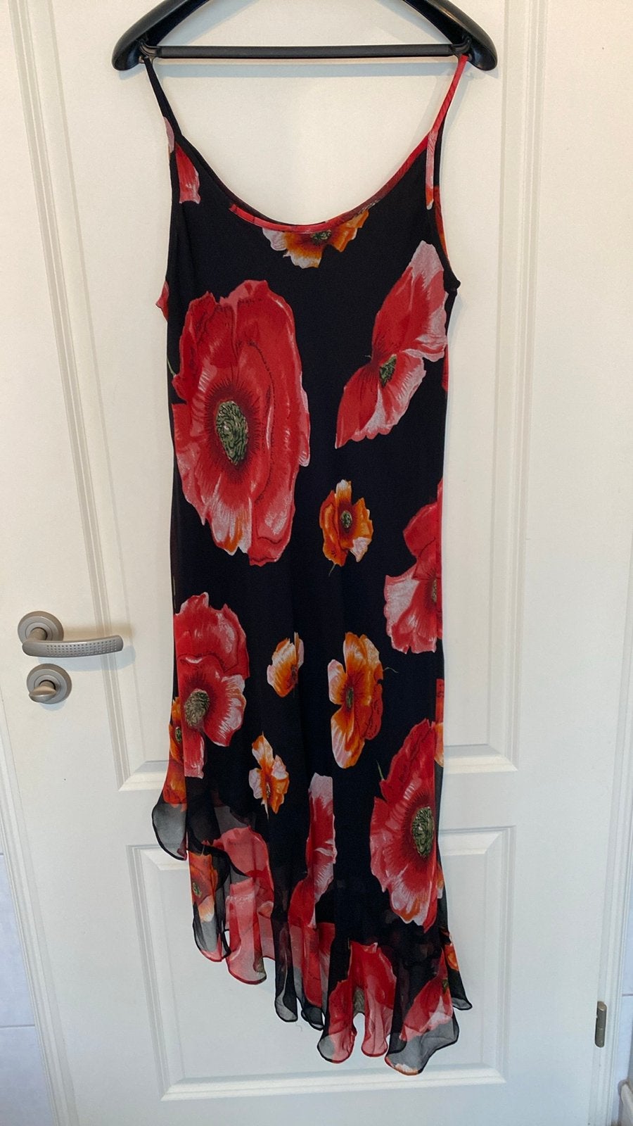 Mystery Zomerjurk met asymmetrische zoom, Zwart, Maat 42/44 (L), Nieuw, Ophalen of Verzenden