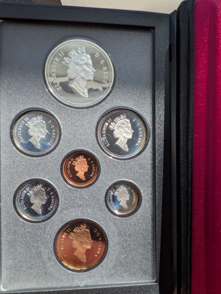 Canada 1996 proofset met zilveren munten, Ophalen of Verzenden, Noord-Amerika, Setje, Zilver