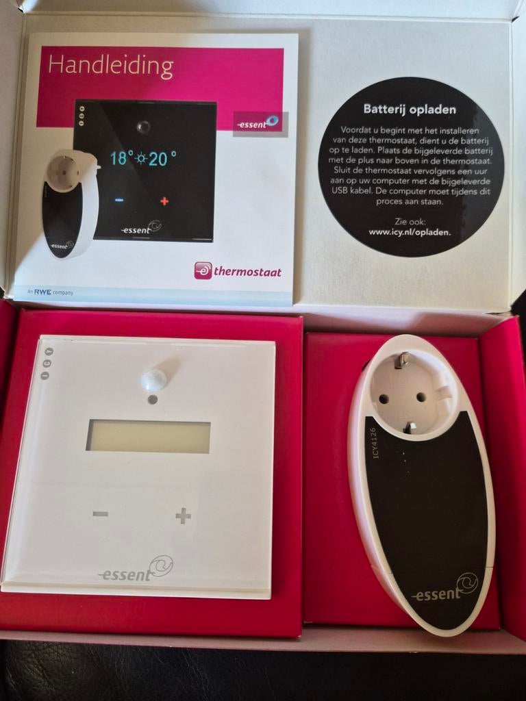 Essent thermostaat met handleiding, Ophalen of Verzenden