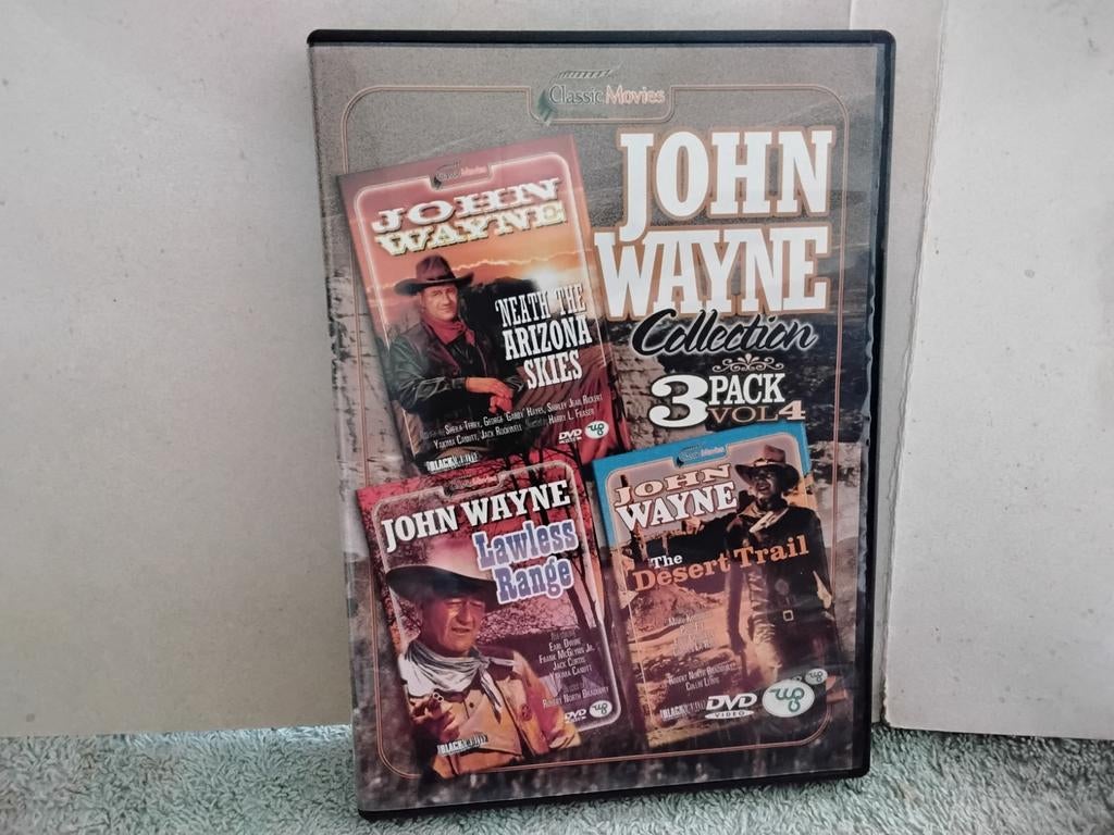 JOHN WAYNE  3  COWBOY FILMS OP  1 D.V.D, Ophalen of Verzenden