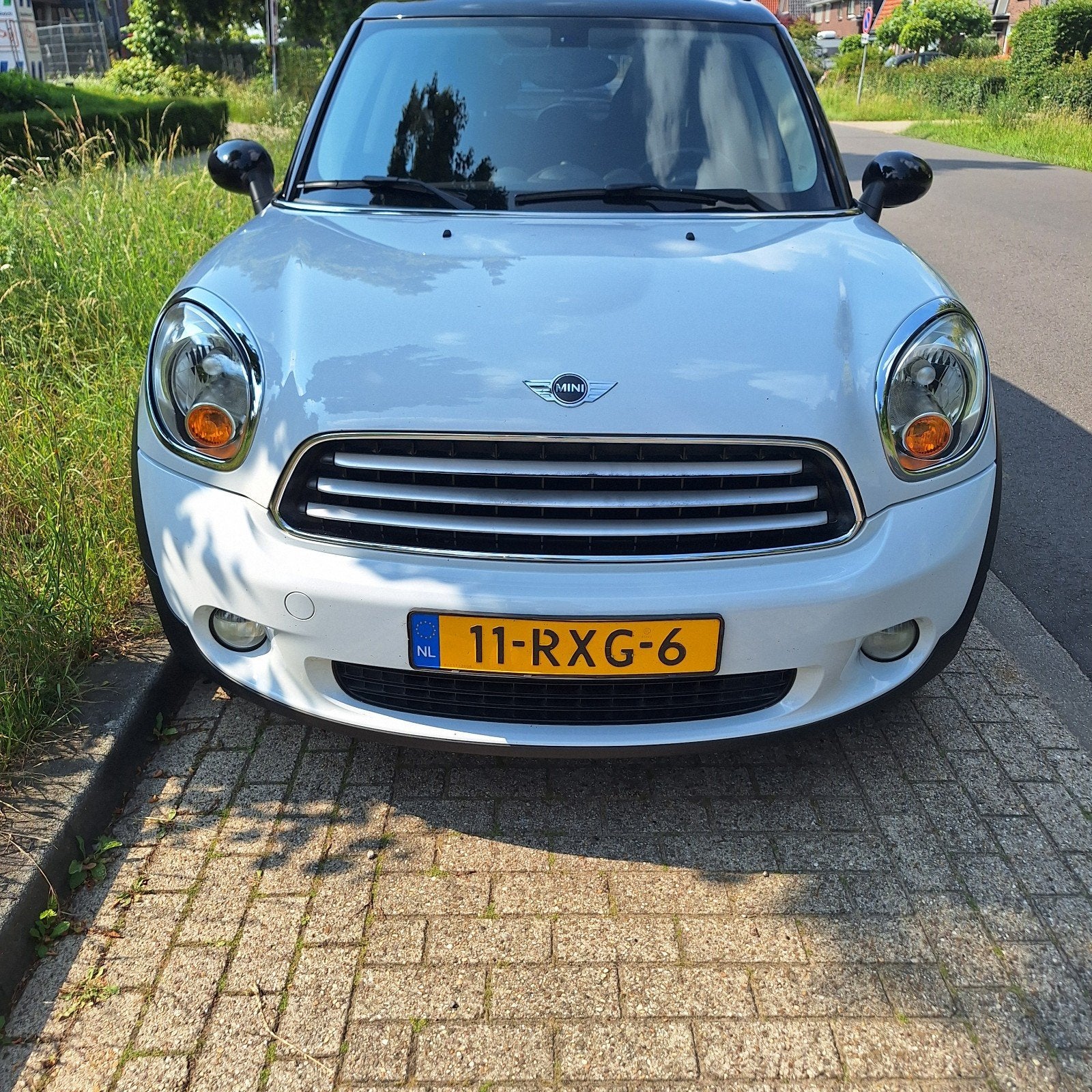 Mini Countryman 1.6 Cooper 2011 Wit, Auto's, Mini, Voorwielaandrijving, Stof, Zwart, Countryman