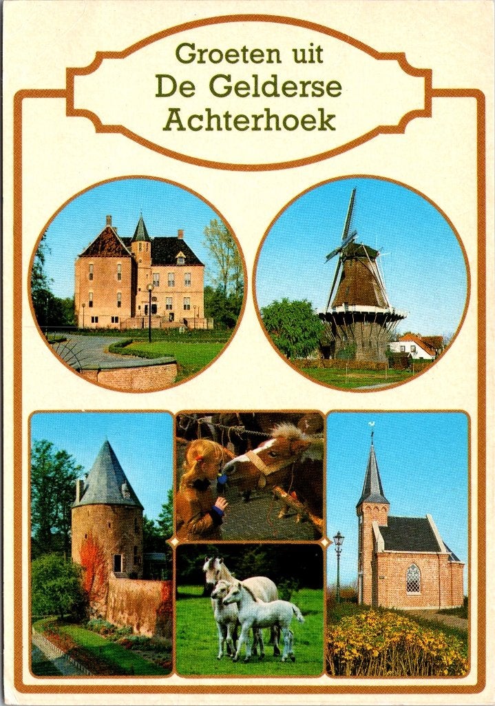 Achterhoek - 6 ansichtkaarten, Ophalen of Verzenden, 1960 tot 1980, Gelopen, Gelderland