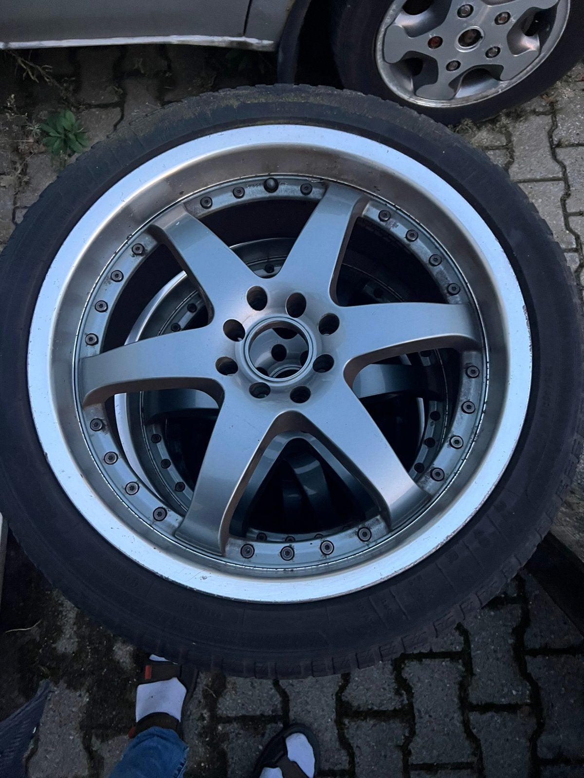 Aluvelgen 225-40-18sportvelgen passend meerdere voertuigen, Auto-onderdelen, 18 inch, Gebruikt, Ophalen of Verzenden, Band(en)