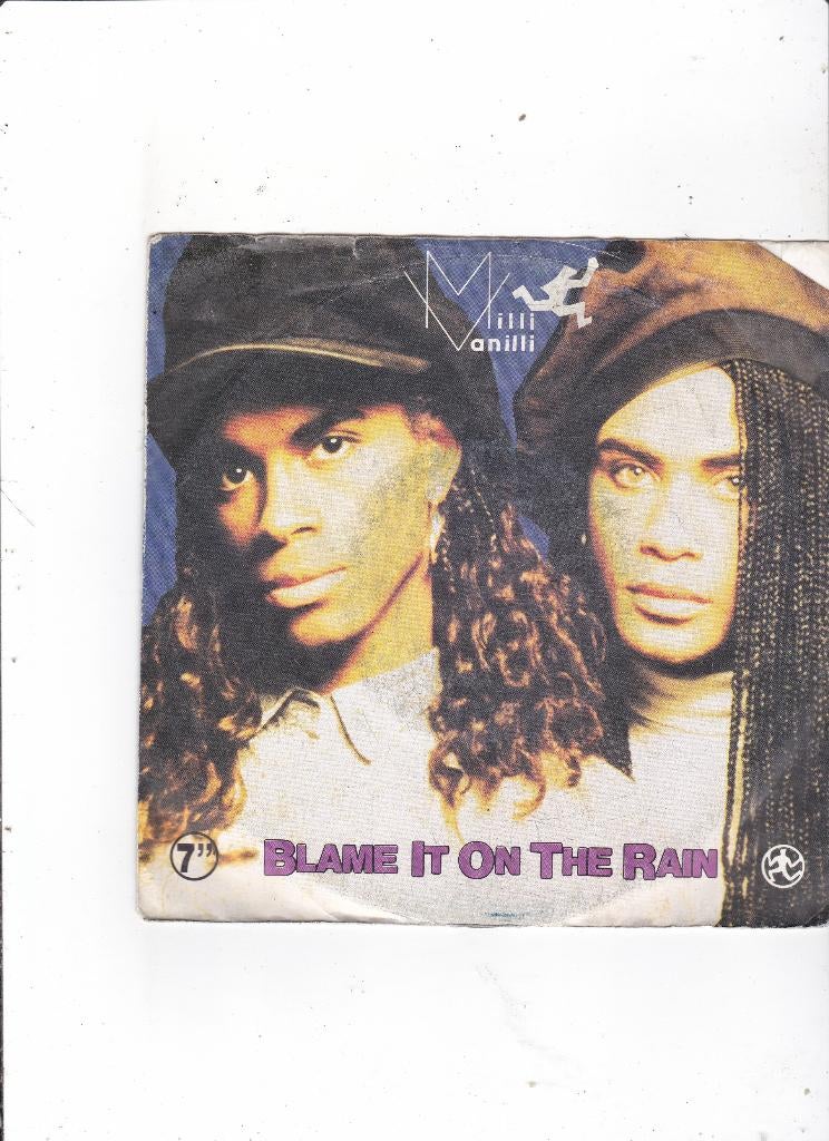 Single Milli Vanilli - Blame it on the rain, Gebruikt, 7 inch, Single, Dance