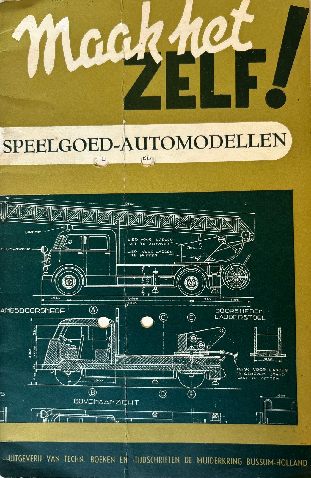Speelgoed automodellen bouwtekeningen, Overige merken, Gebruikt, Auto, 1:32 tot 1:50