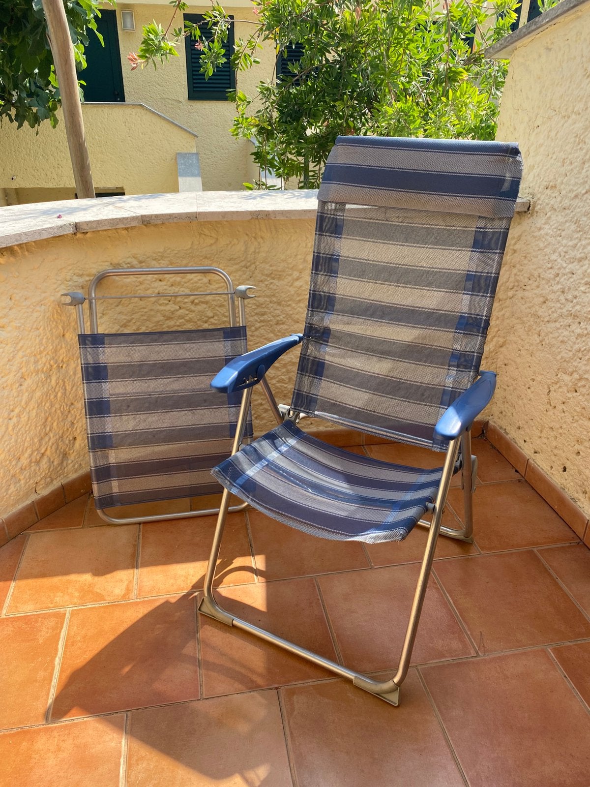 Crespo Hoge tuinstoel, Ophalen, Gebruikt, Campingstoel