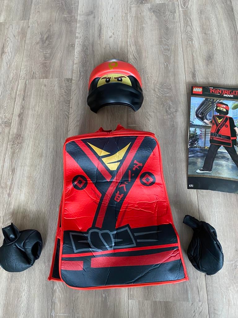 Lego Ninjago cape, Kinderen en Baby's, Carnavalskleding en Verkleedspullen, Ophalen of Verzenden, Zo goed als nieuw, Jongen of Meisje