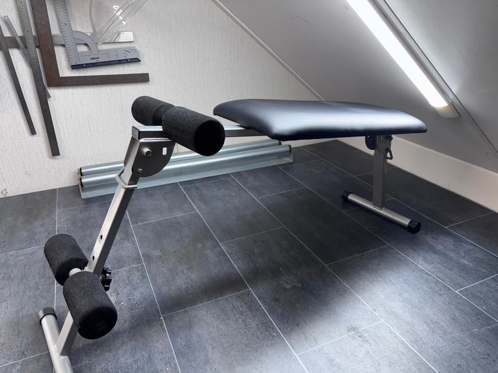 Opvouwbaar sit-up bankje, Ophalen, Gebruikt, Buik, Fitnessbank