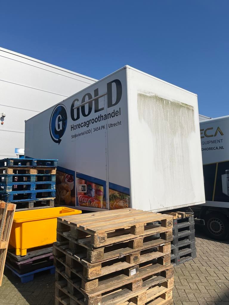 Meubelbak met laadklep, Gebruikt, Achterklep, Ophalen of Verzenden, Achter
