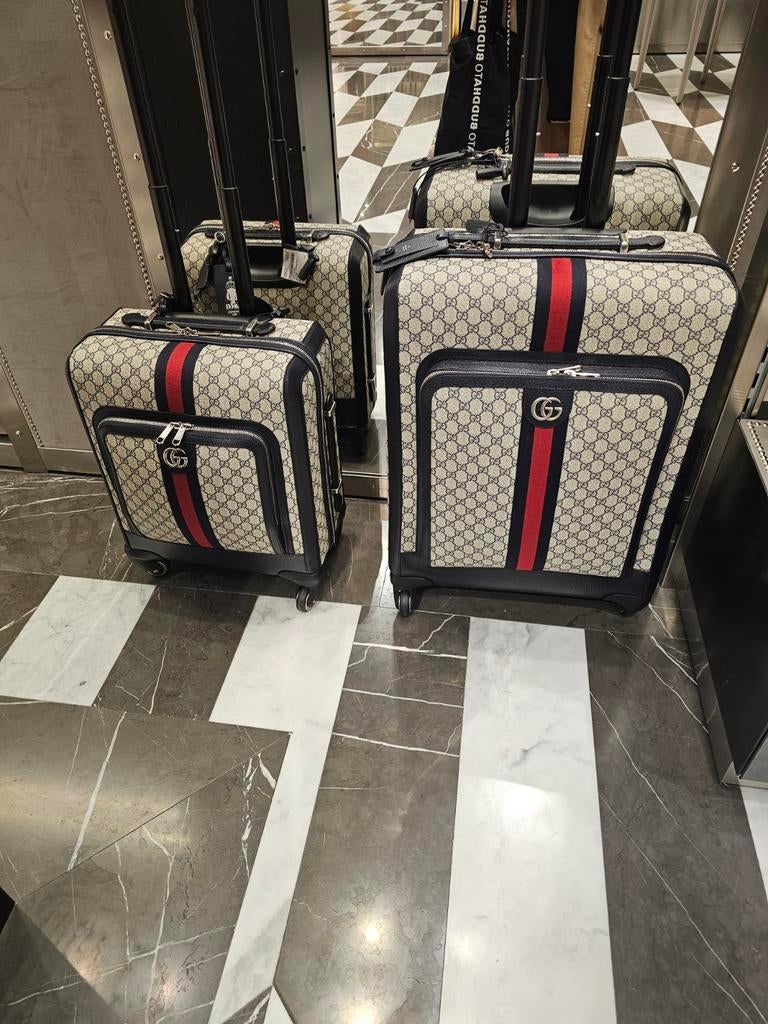 gucci koffers, Ophalen of Verzenden, Zo goed als nieuw, Hard kunststof