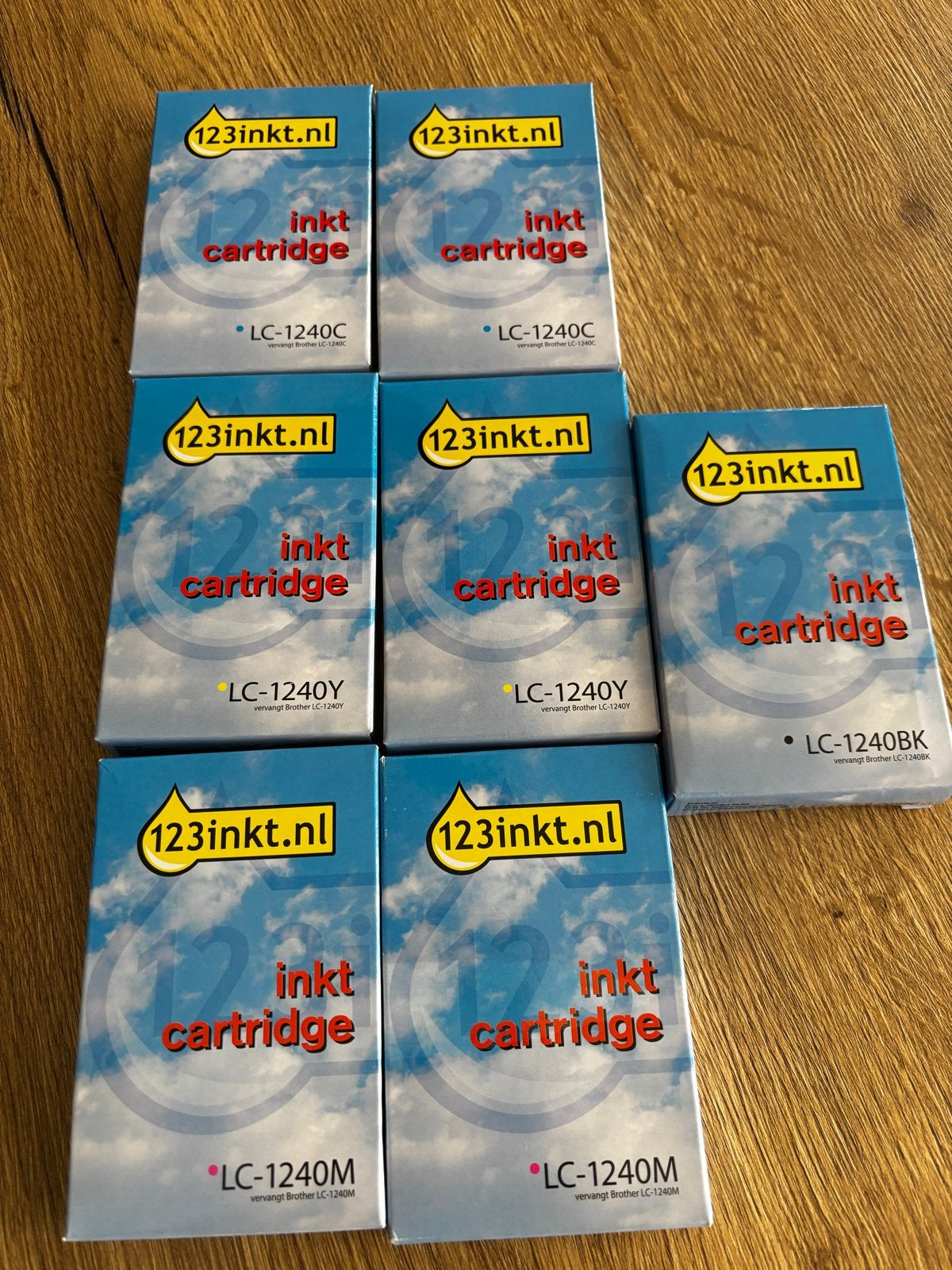 7 nieuwe inktcartridges voor Brother printer, Computers en Software, Ophalen of Verzenden, Nieuw