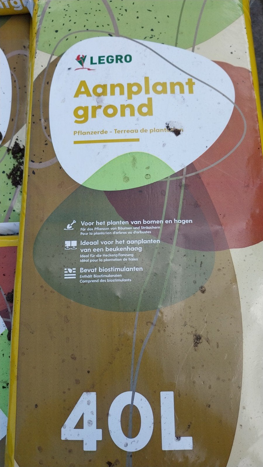 LEGRO Aanplantgrond 40L - Voor bomen, hagen & beukenhaag, Tuin en Terras, Planten | Struiken en Hagen, Ophalen