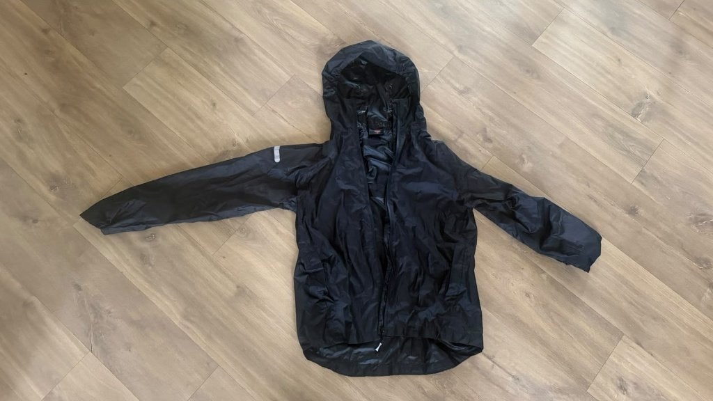 Regenjas zwart maat S, Ophalen, Zo goed als nieuw, Regenjas, Heren