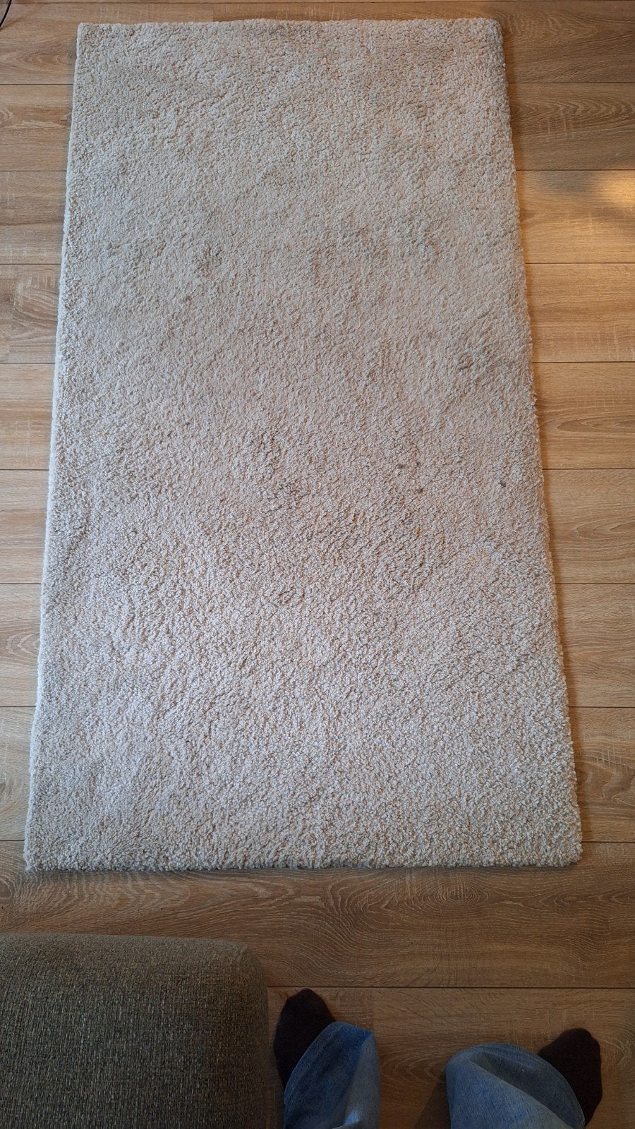 ikea Vloerkleed 80x150 cm - Rookvrij en Huisdiervrij Huis, Gebruikt, 100 tot 150 cm, Beige, Modern