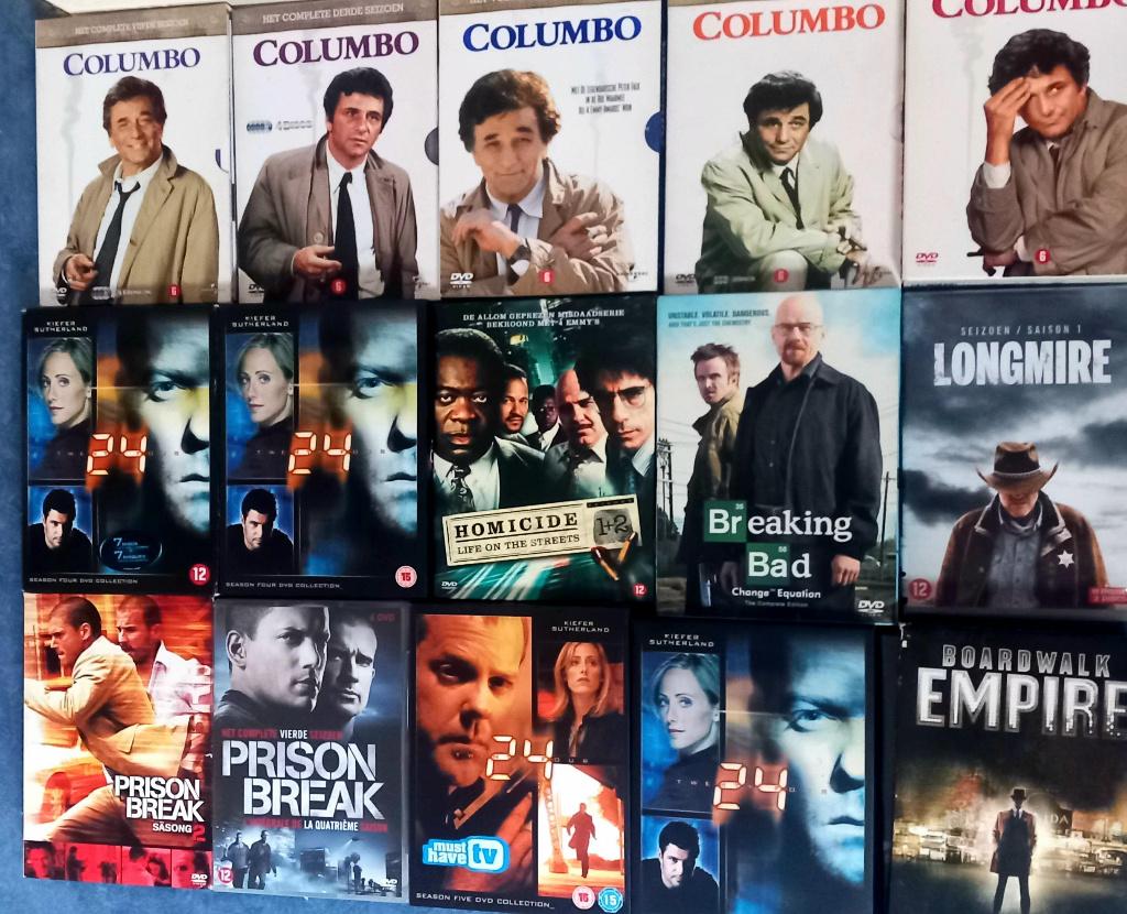 SALE OZ,Twentyfour,Homeland, Lost,BreakingBad,Colditz,Dexter, Cd's en Dvd's, Dvd's | Tv en Series, Alle leeftijden, Boxset, Ophalen of Verzenden