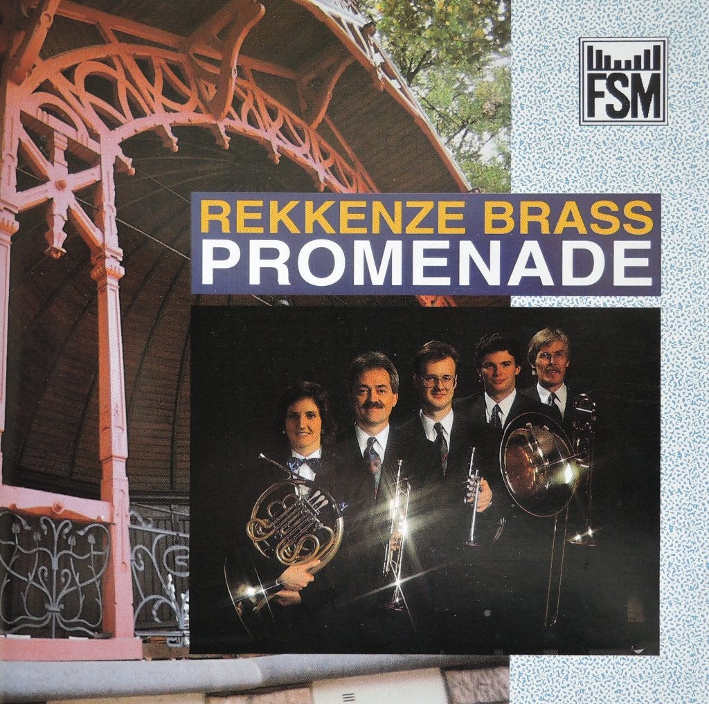 Promenade - Rekkenze Brass - 1994 - DDD, Kamermuziek, Ophalen of Verzenden, Zo goed als nieuw, Romantiek
