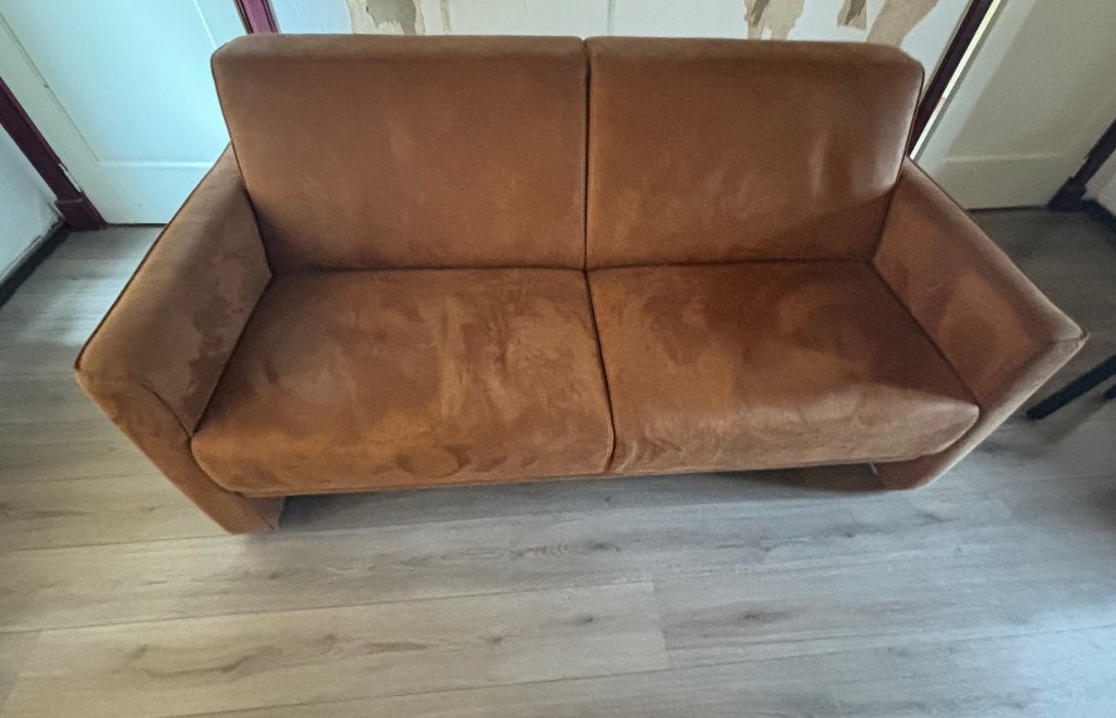 2,5 zits bank, Huis en Inrichting, Ophalen, Minder dan 75 cm, 150 tot 200 cm, Leer