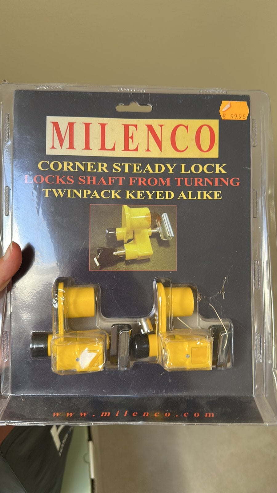 Milenco steunslot, Ophalen, Nieuw