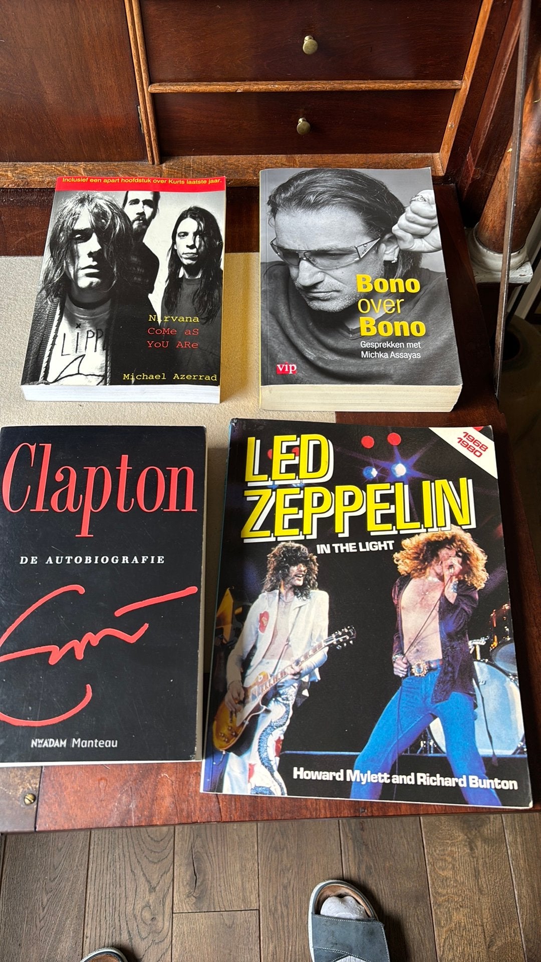 Led Zeppelin- Nirvana- Clapton - Bono, Verzenden, Gelezen, Artiest