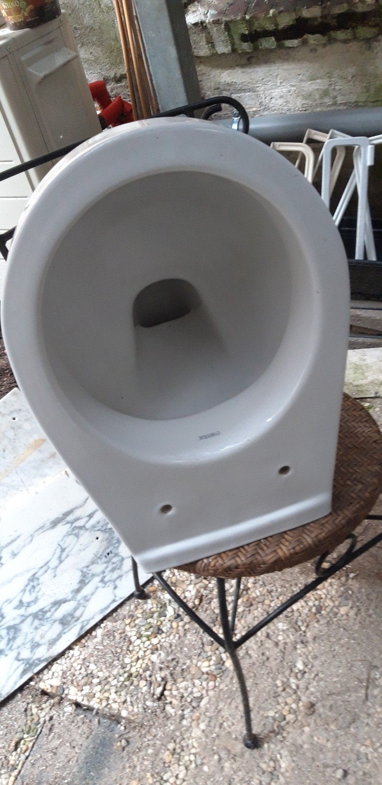 hang toiletpot. toiletpot wise. toiletpot hang, Ophalen, Zo goed als nieuw