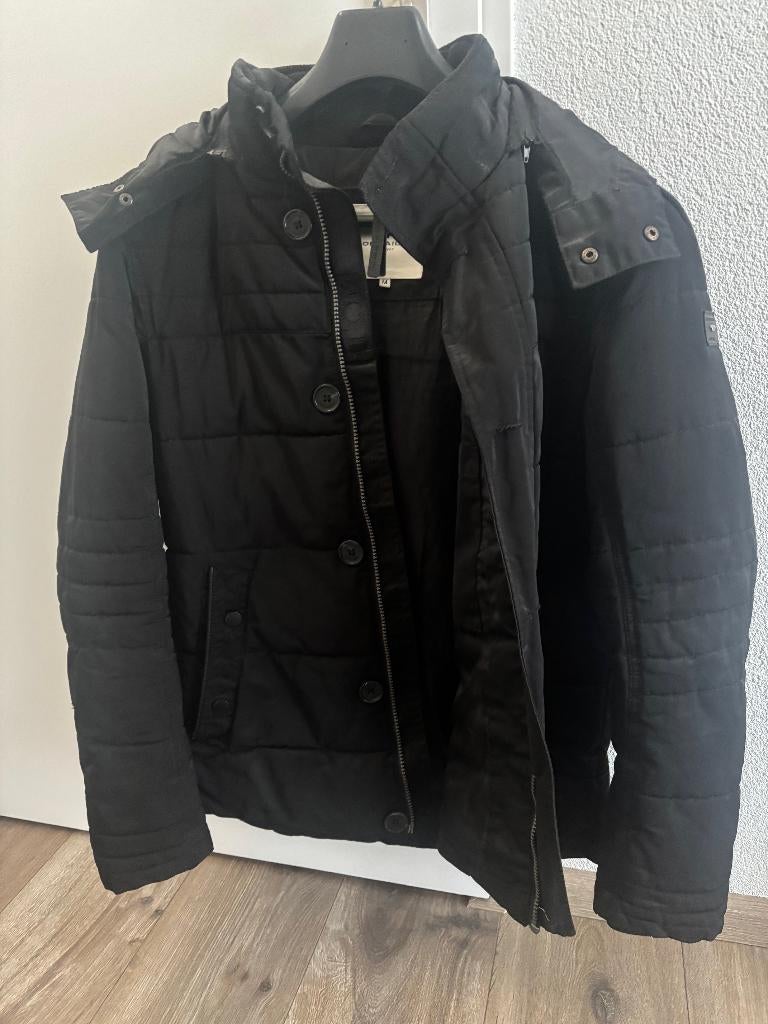 Tom Tailor winterjas zwart, maat M, Tom Tailor, Ophalen of Verzenden, Zo goed als nieuw, Jongen