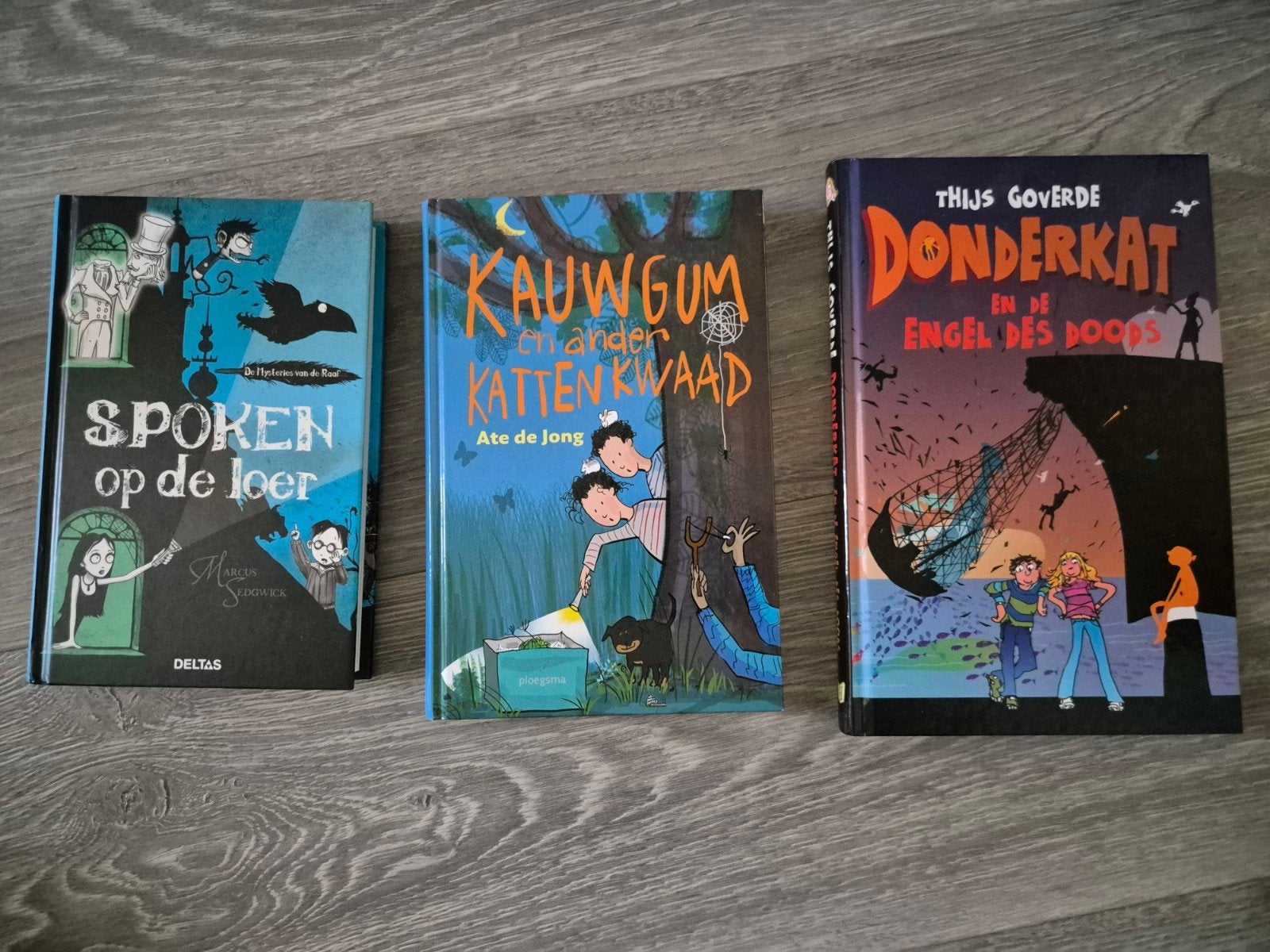 Kinderboeken set: Spoken, Kauwgom en Donderkat, Ophalen of Verzenden, Zo goed als nieuw, Fictie algemeen