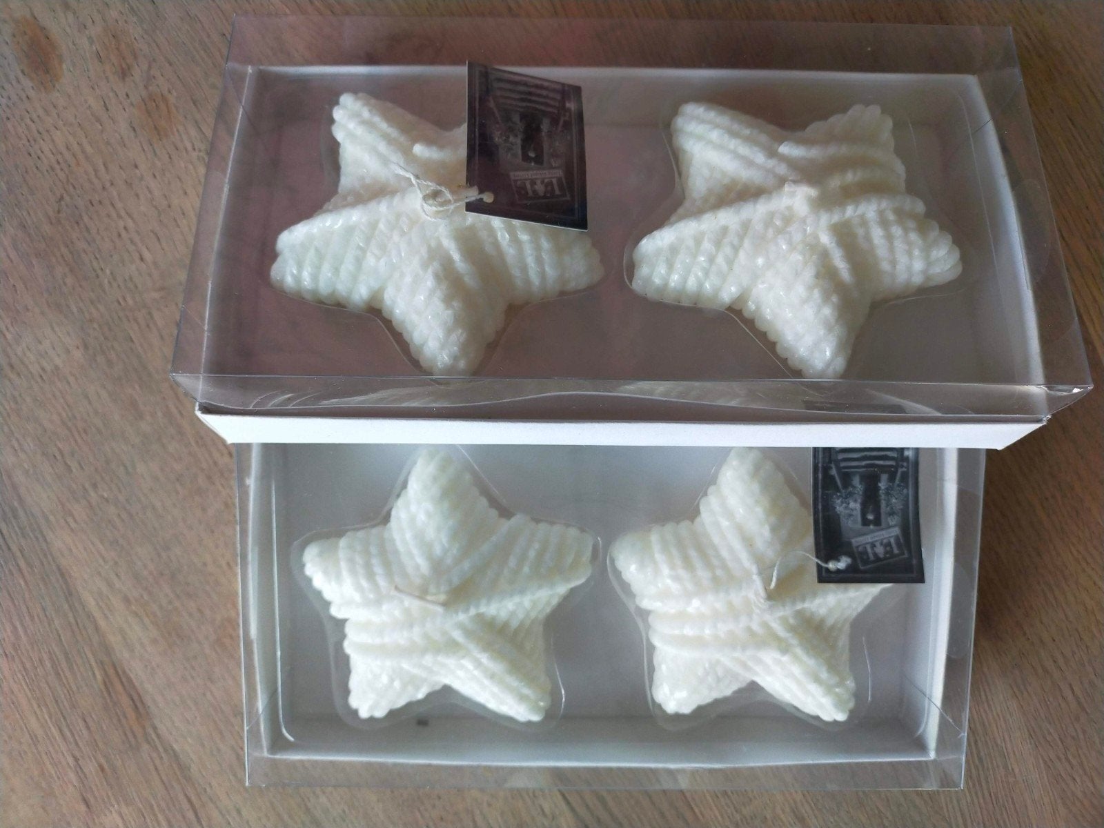Kerstster kaarten 4x 1 prijs igs, Ophalen of Verzenden, Nieuw