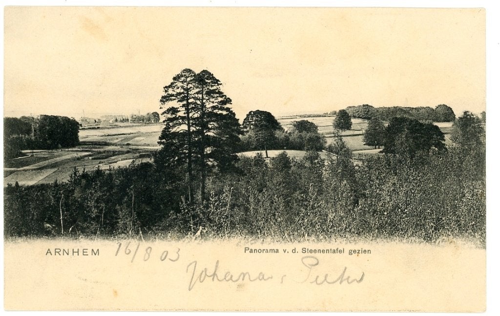 Arnhem, Verzamelen, Ansichtkaarten | Nederland, Ophalen of Verzenden, Voor 1920, Gelopen, Gelderland