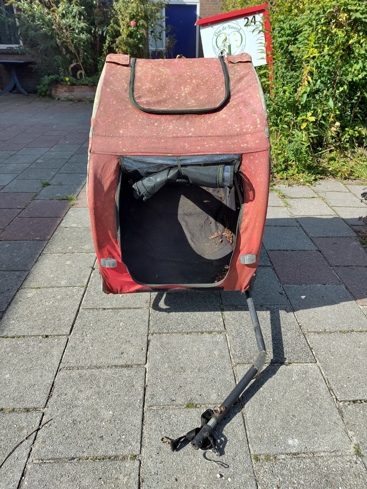 Hondenkar, gratis., Dieren en Toebehoren, Ophalen, Gebruikt, Hondenfietskar