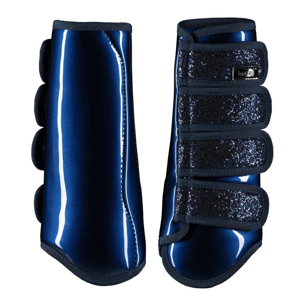 6delige beenbeschermerset met springschoenen navy full, Nieuw, Ophalen of Verzenden, X, Rijden