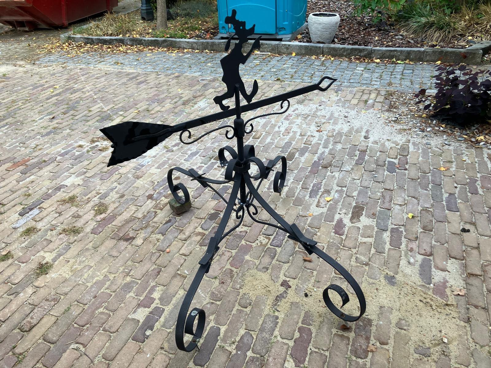 Windwijzer schoorsteen, Ophalen, Gebruikt