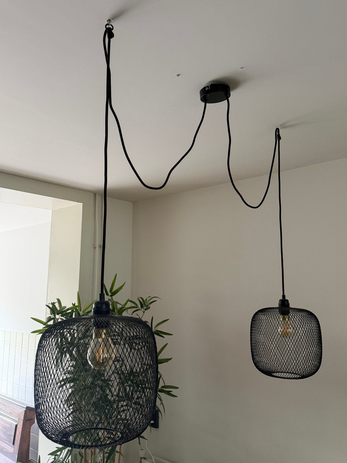 Sinnerlig hanglamp (IKEA) - Zo goed als nieuw, Ophalen, Zo goed als nieuw, Metaal, 50 tot 75 cm